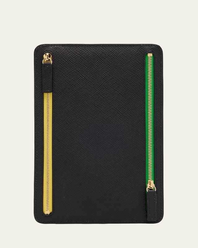 Leather Multi-Zip Case